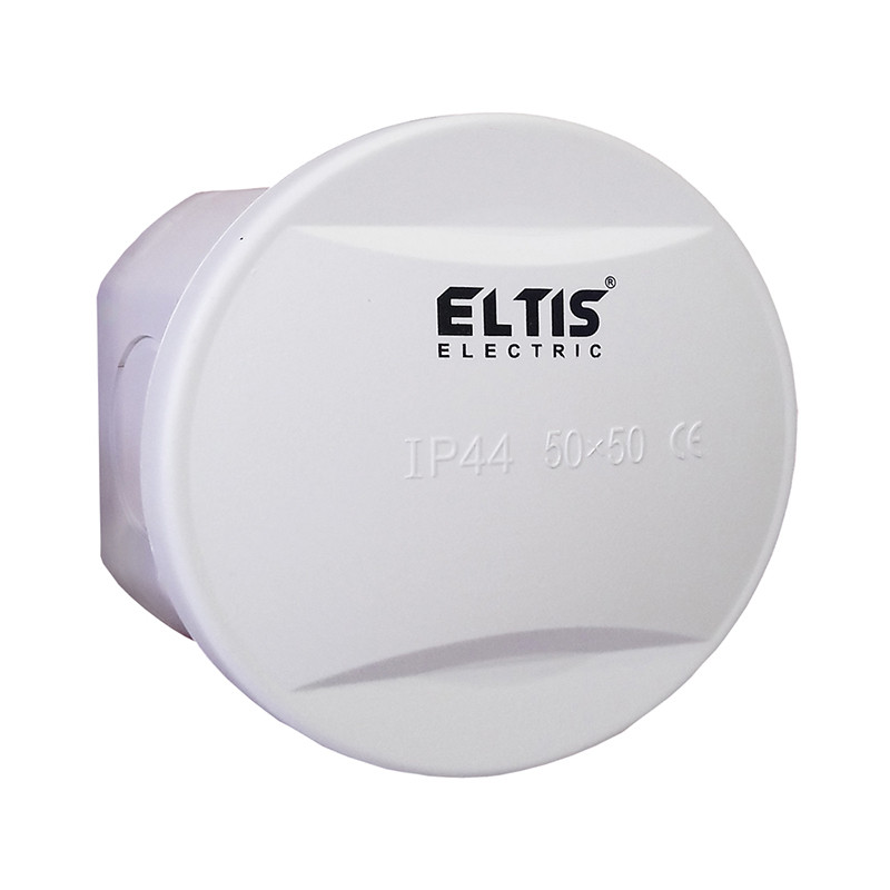 Коробка розподільча Ø50x50 накладна з кришкою IP44 Eltis