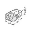 Клема швидкого монтажу WAGO 2273-202 (2 x 2,5 мм²)