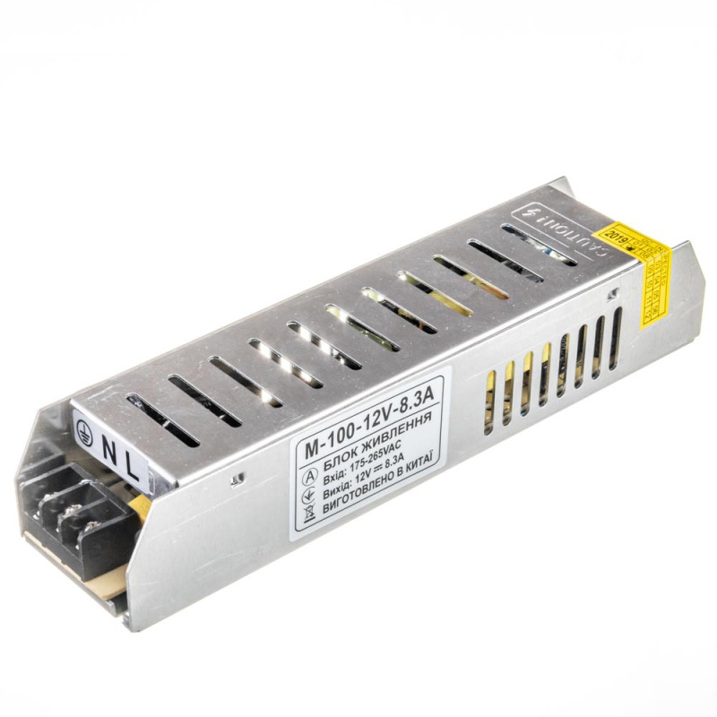 Блок живлення 100W 12V 8A M100