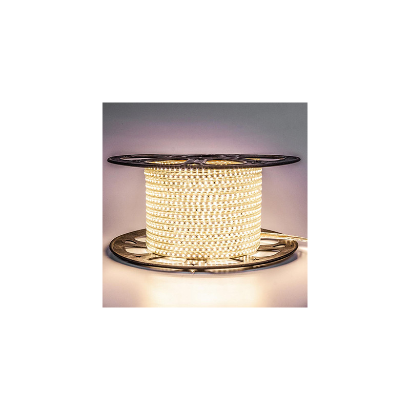 LED стрічка 220V 10-WW AVT Strip теплий білий колір
