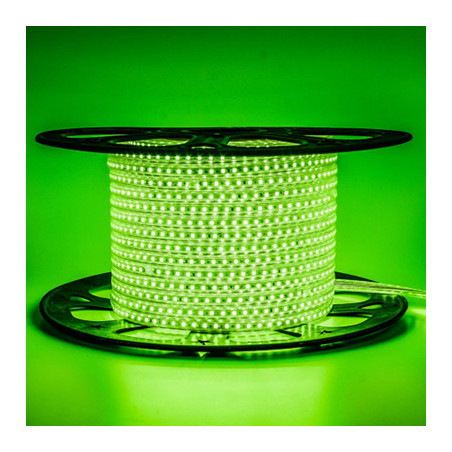 LED стрічка 220V 10-G AVT Strip зелений колір
