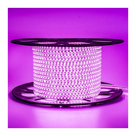 LED стрічка 220V 10-P AVT Strip бузковий колір