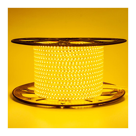 LED стрічка 220V 10-Y AVT Strip жовтий колір