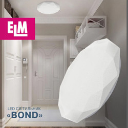 Bond круг ELM 36W 4000K IP20 2520Lm світильник накладний (нейтральне світло)