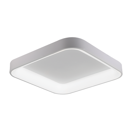 VERONA-R SMART світильник накладний 50W квадрат сірий