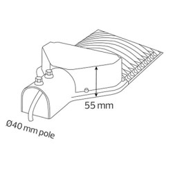 Консольний світильник ORLANDO-50 50W 4200K IP65 4953Lm