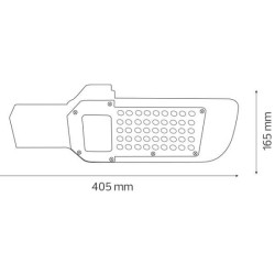 Консольний світильник ORLANDO-50 50W 4200K IP65 4953Lm