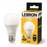Lebron 8W Е27 3000K 700Lm куля А60 тепле світло
