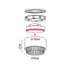 Desighn BWG Downlight Base світильник накладний/врізний точковий