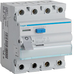 ПЗВ 4P 6kA 63A 30mA CDA463D