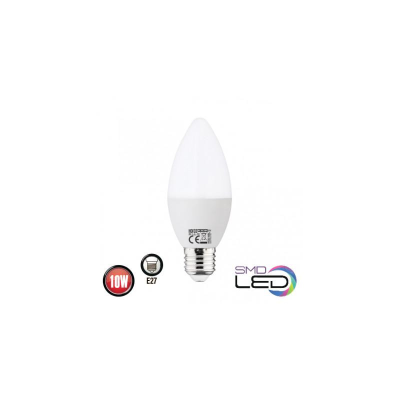 Horoz 10W Е27 4200K 1000Lm свічка нейтральне світло ULTRA-10