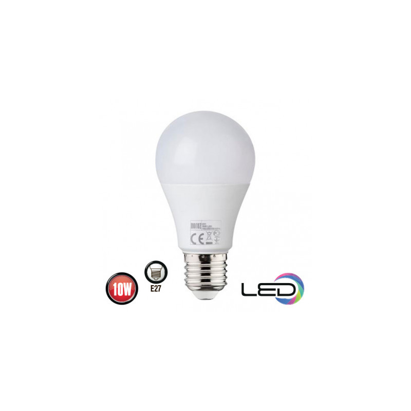 Horoz 10W Е27 3000K 1000Lm куля А60 тепле світло PREMIER-10