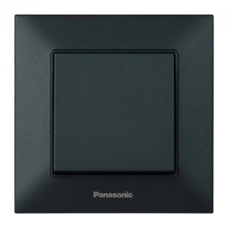 Вимикач одноклавішний Panasonic Arkedia Slim чорний