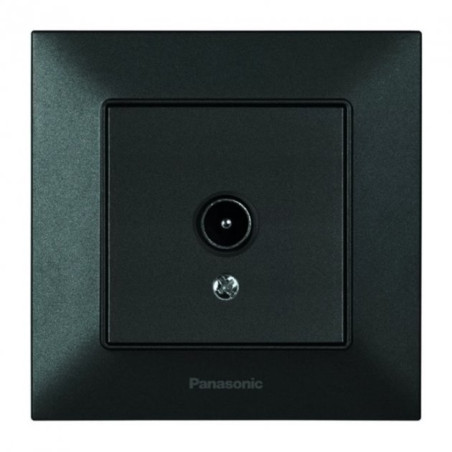 Розетка телевізійна Panasonic Arkedia Slim чорна